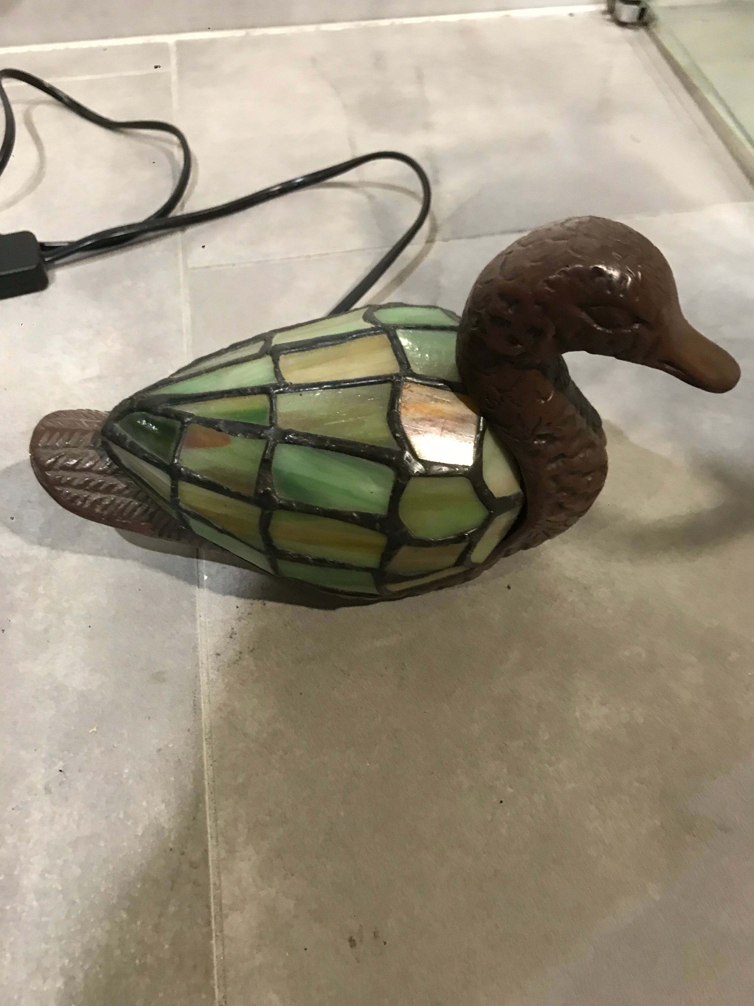Tiffany duck lamp