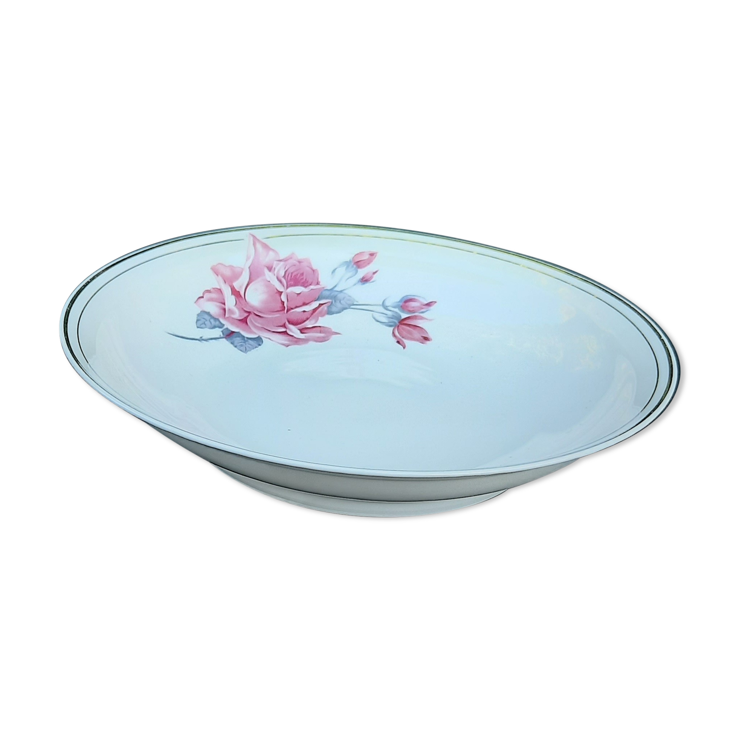 Porcelain hollow dish Rose-Marie UML France
