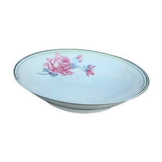 Plat creux  porcelaine Rose-Marie UML France