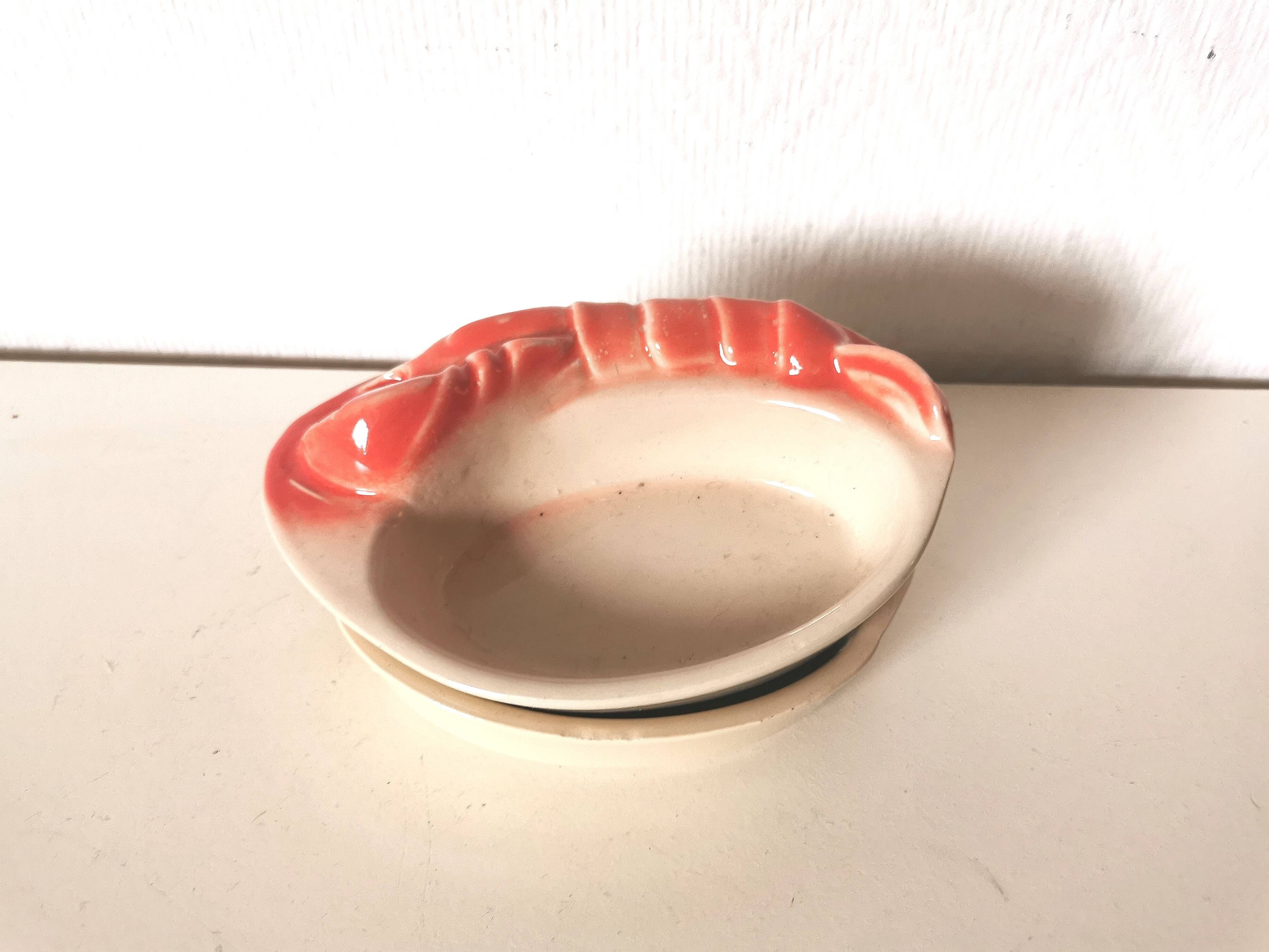 Charles Amand ceramic ramekin in the shape of a lobster