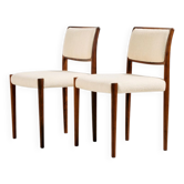 Chaises de salle à manger en palissandre modèle 80 par Niels O. Møller pour J.L. Møllers Møbelfabrik, années 1960, ensemble de 2