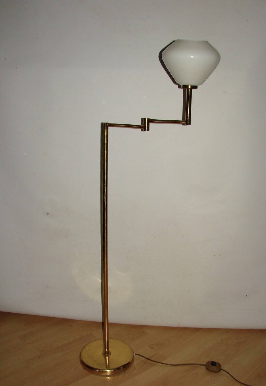 Brass floor lamp , 1970s.