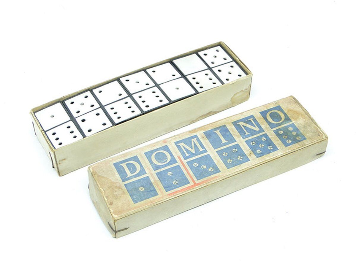 Postmodern domino game, Poland, 1970s, set of 28