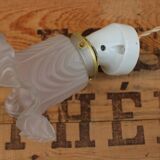 Wall light tulip and porcelain