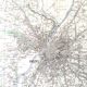 Carte vintage Angers 73x55cm
