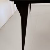 Dining Table with a Pale Green Glass Top in the style of Carlo De Carli, Italy
