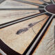 Coffee table "herbarium" oval bu Roger Capron in ceramic circa 1965