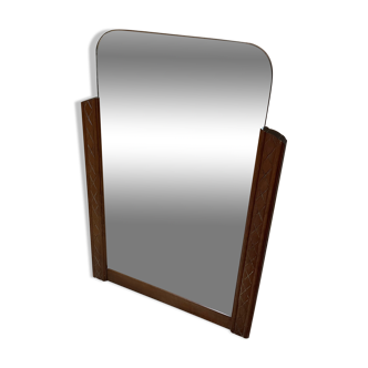 Wooden mirror dressing table - art deco style, 95x66 cm