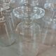 9 vintage stemmed glasses