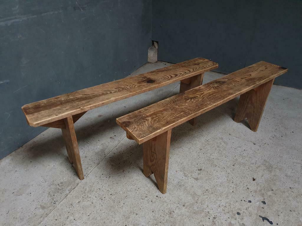 Old flea bench sidetable pine