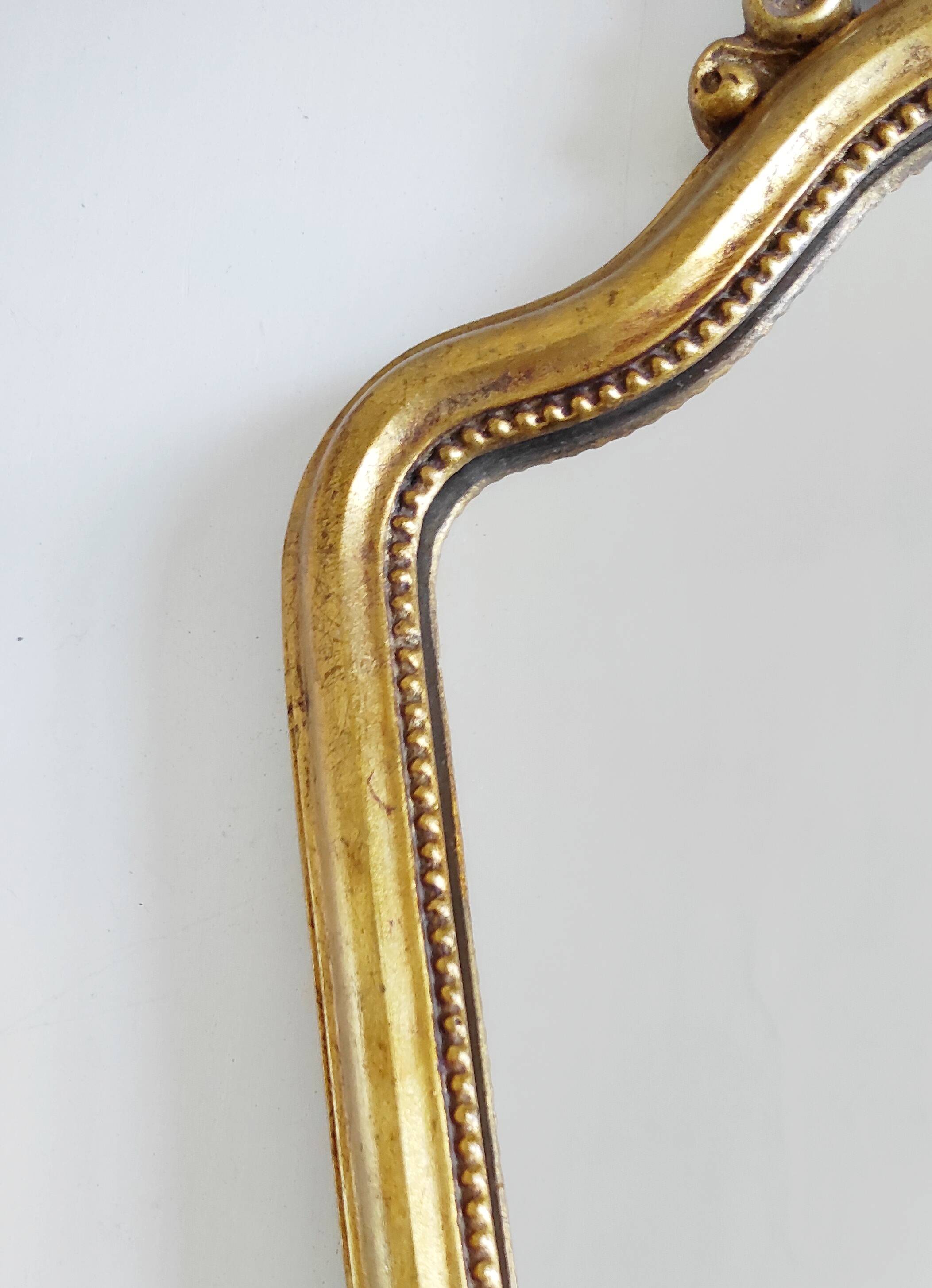 Gold mirror 38.5 x 26 cm