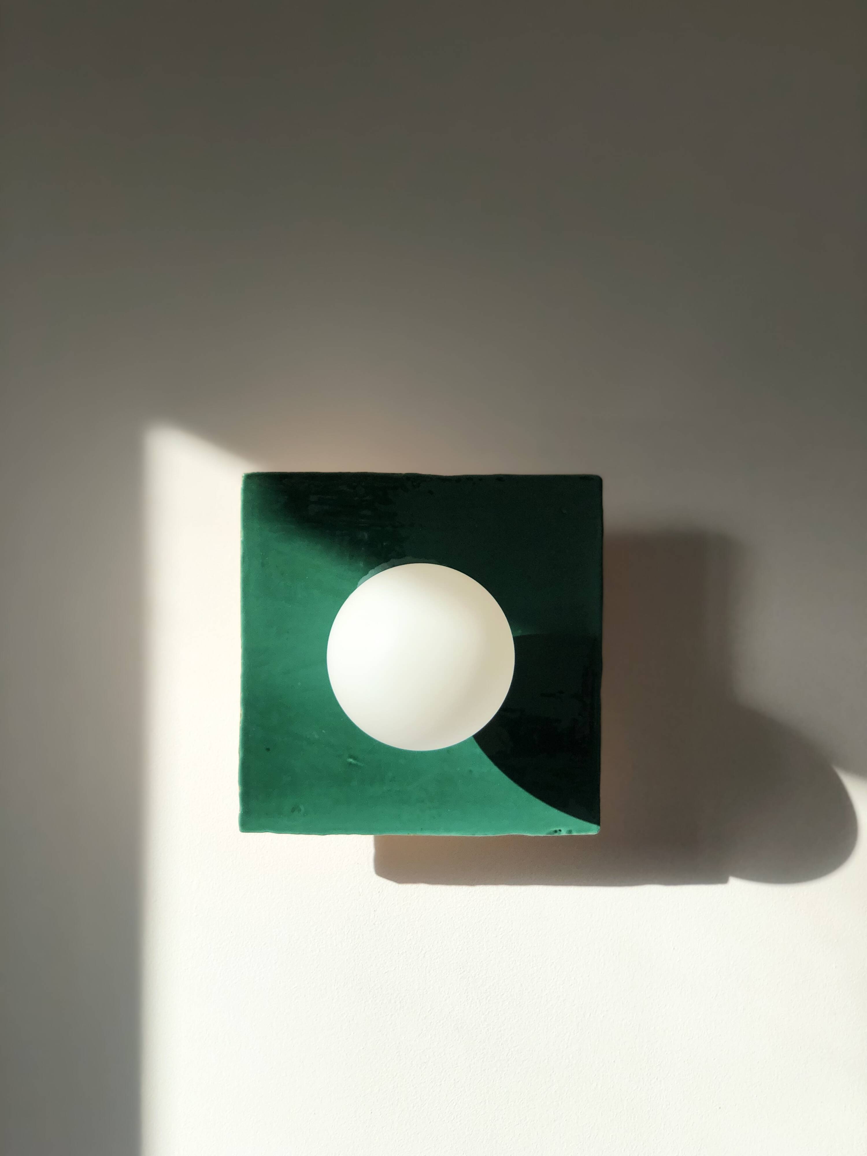 Ceramic wall light