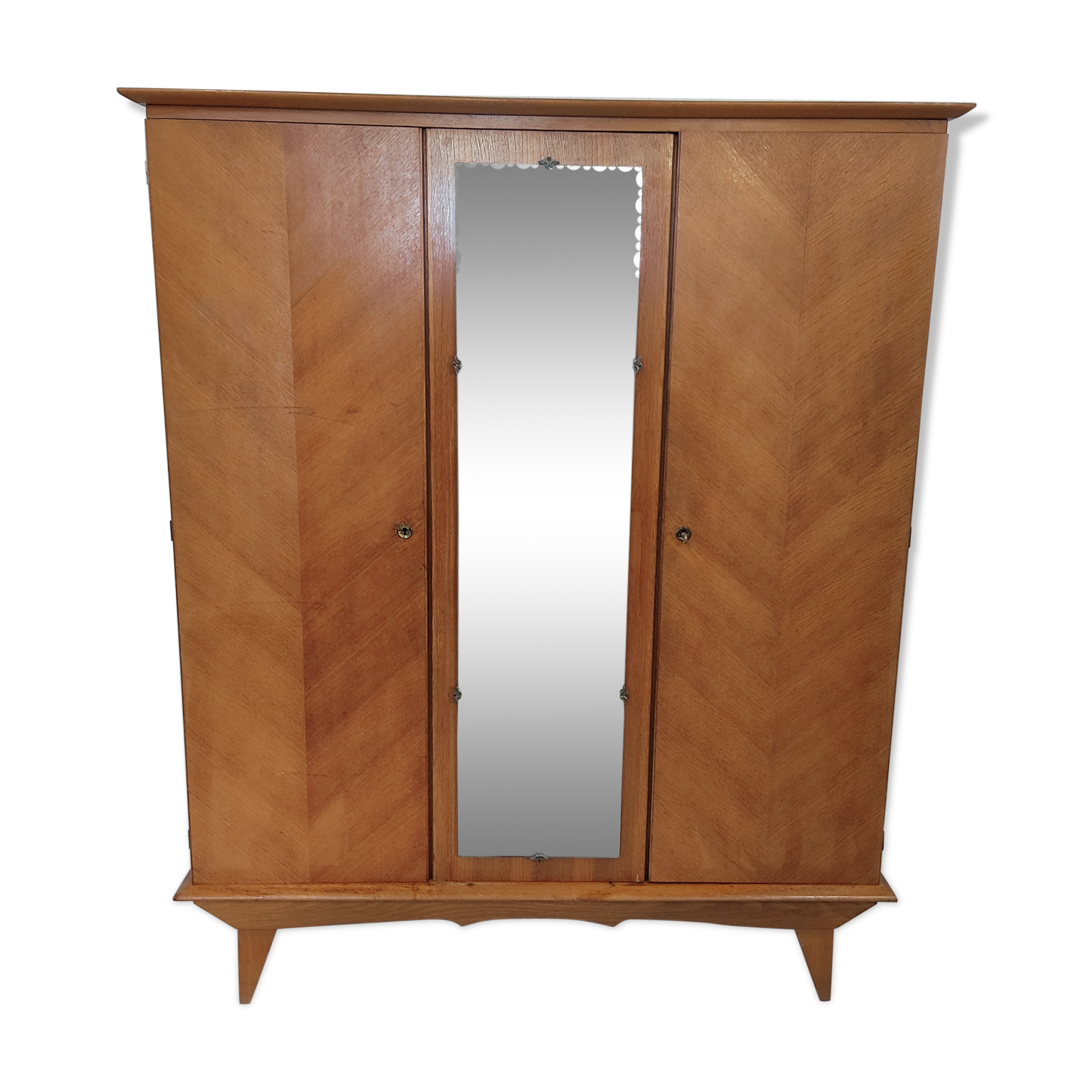 Vintage cabinet feet compass