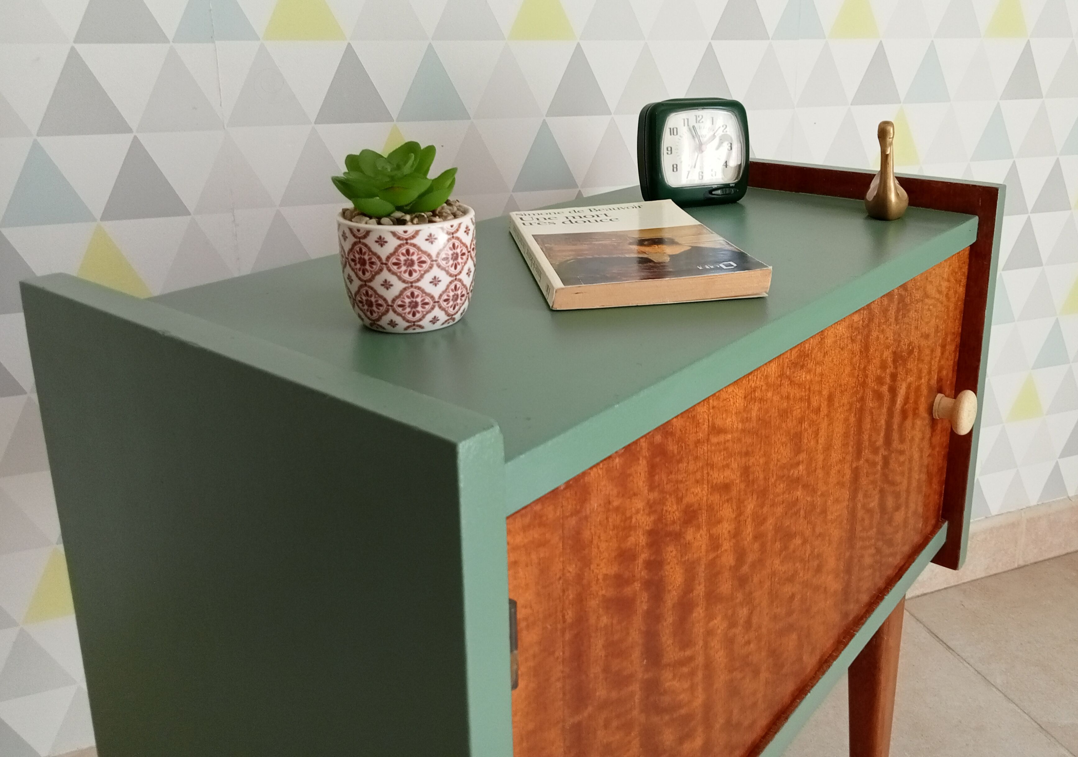 Vintage bedside table 60s/70s