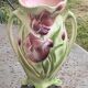 Large slip vase, glazed ceramic, Saint-Clément, France,