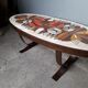 Table basse céramique époque 1960 vintage / Corroyez