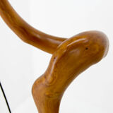 Custom made wooden floor lamp, 1960
