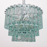 Ground Crystal Chandelier by Cristal Art, Italy, 1970s