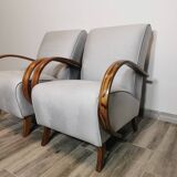 Fauteuils par Jindrich Halabala, 1940s, Set de 2