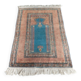 Pastel Coloured Hand Woven - Vintage Rug
