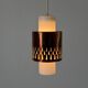 Mid-century brass and glass ceiling light, 1960s, Germany