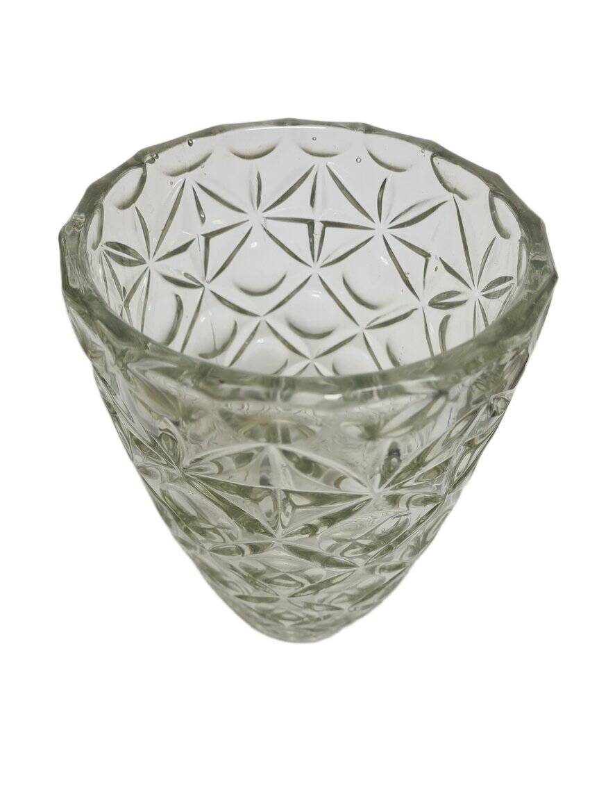 Art Deco crystal vase, former Czechoslovakia, 1950s