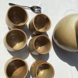 6 cups cups terracotta artisanal beige