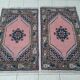 Set of 2 Berber carpets handmade bed descents