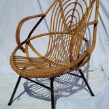 POP-UP CHRISTMAS Paris rattan armchair