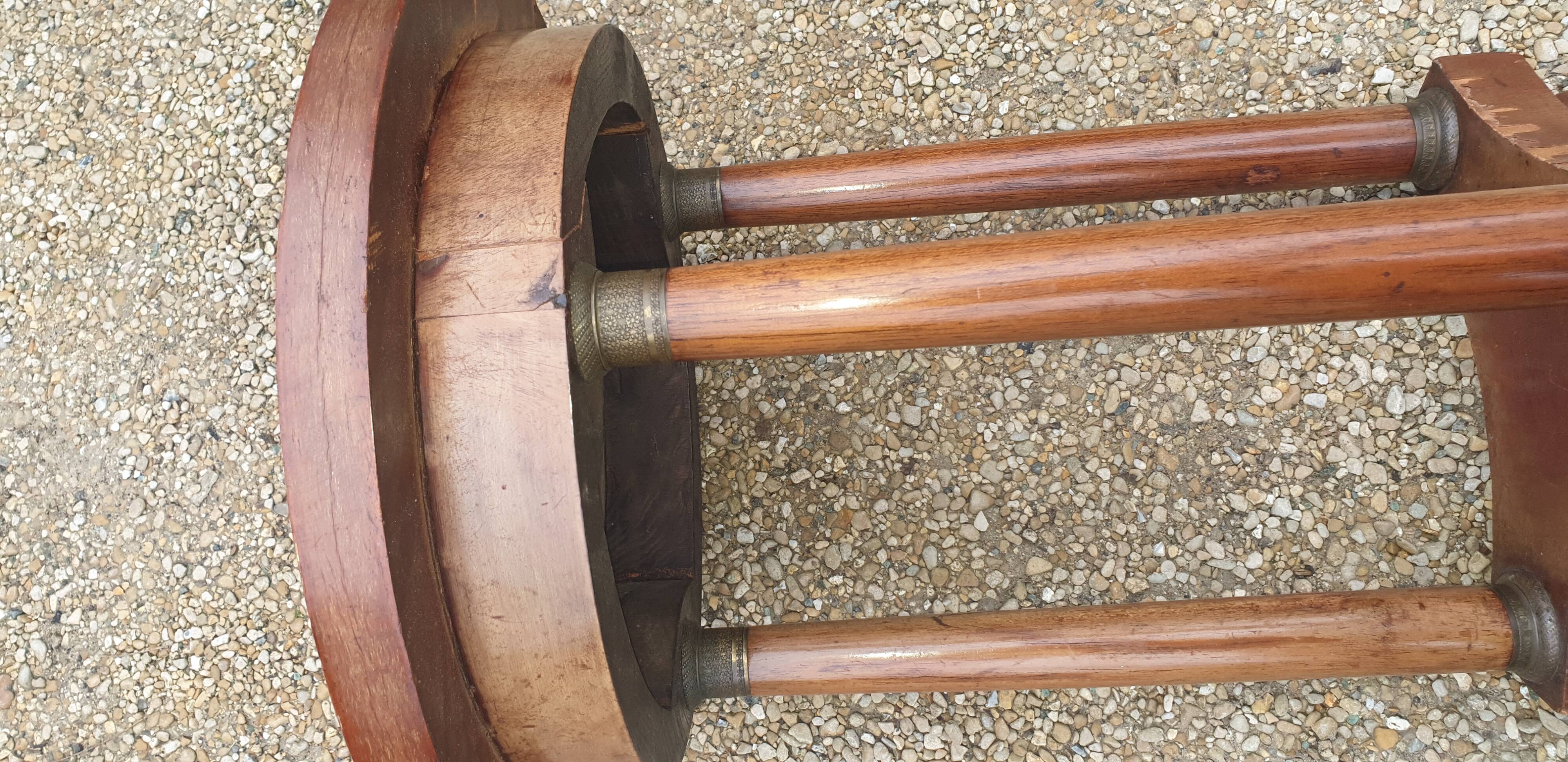 Empire pedestal table