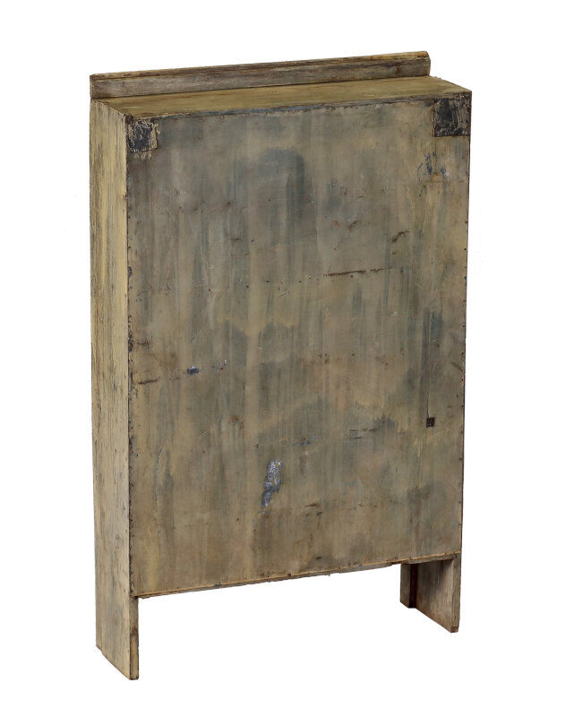 Antique white indian showcase