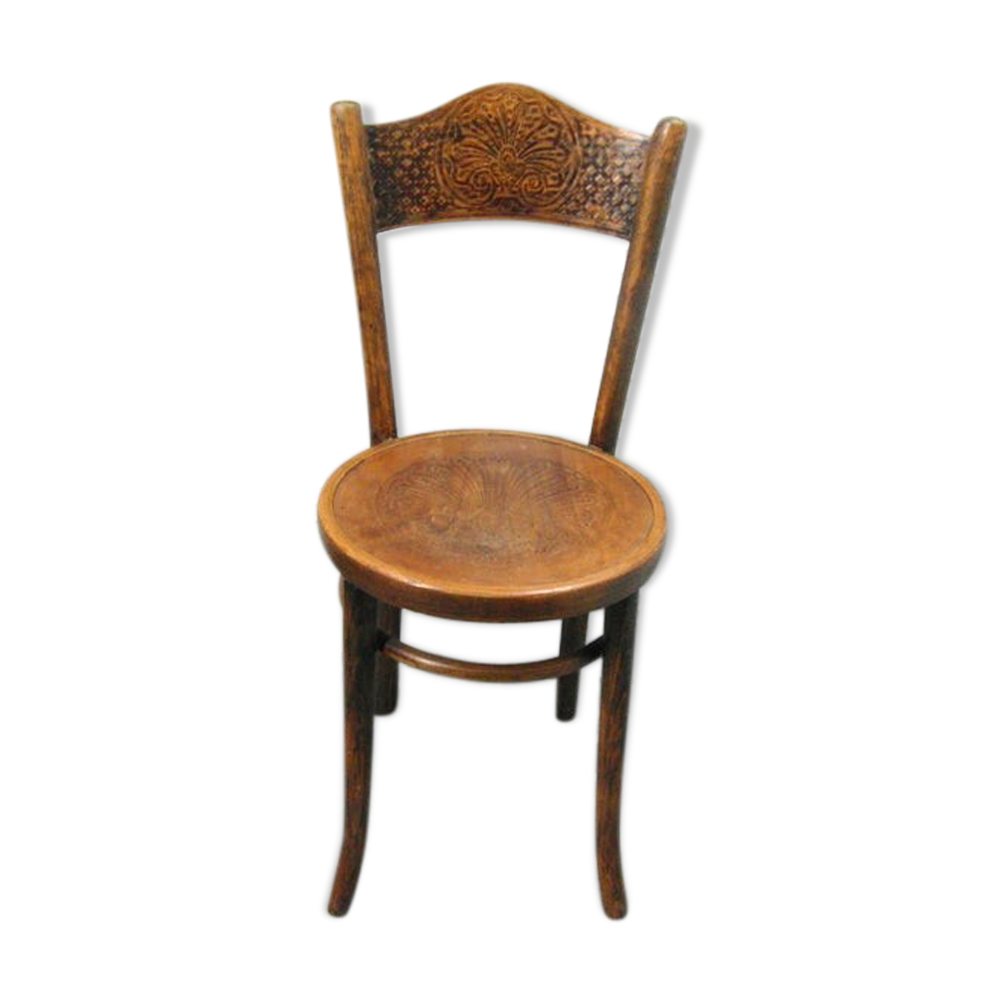 Chaise style Thonet en bois courbé art déco