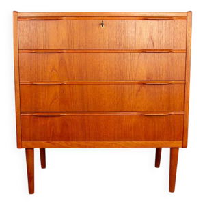 Commode danoise 4 tiroirs - teck