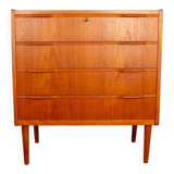 Commode Danoise 4 tiroirs en teck par Henning Jørgensen pour Fredericia.