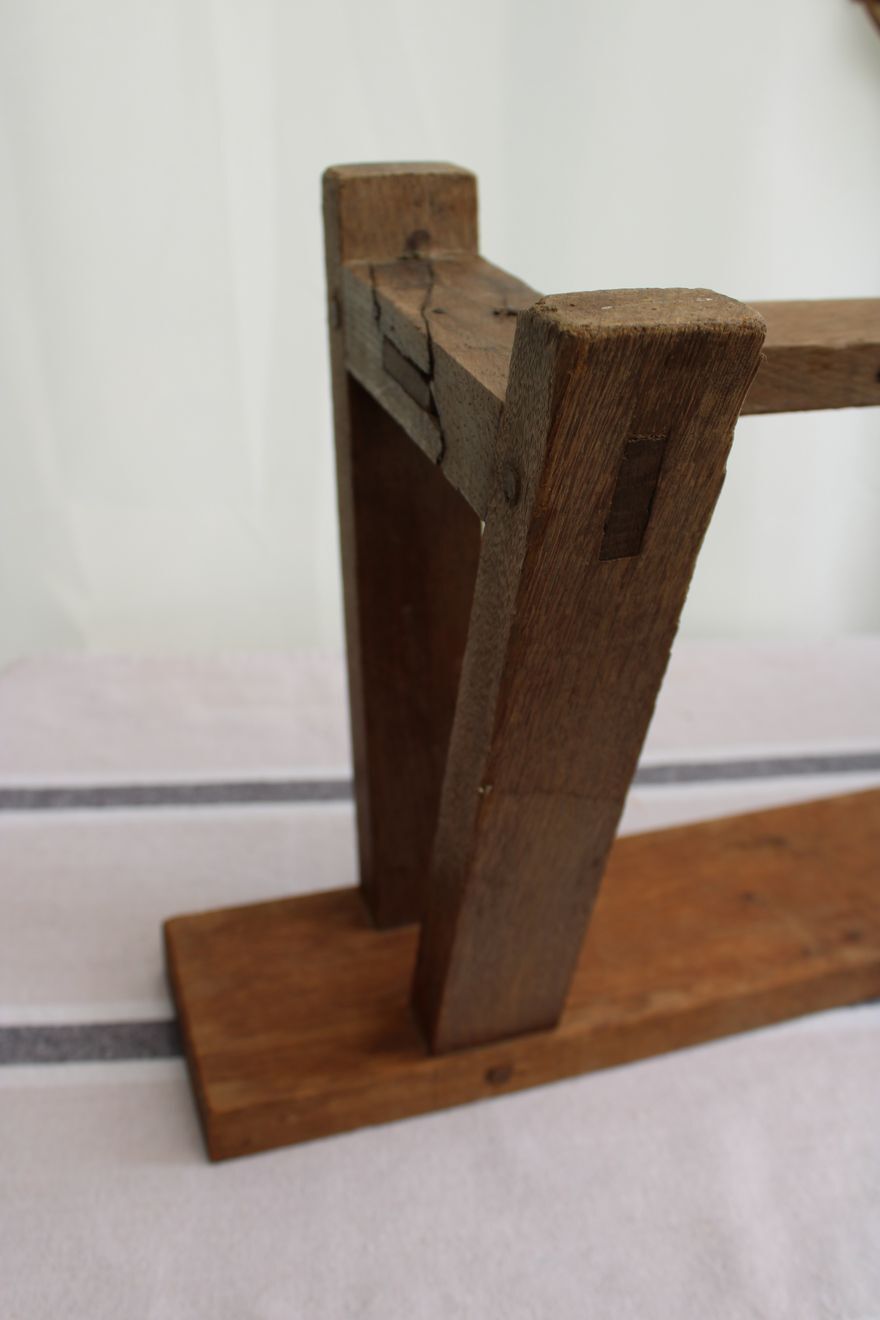 Wooden bench