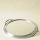 Art Deco Vintage Round Mirror Tray in Metal