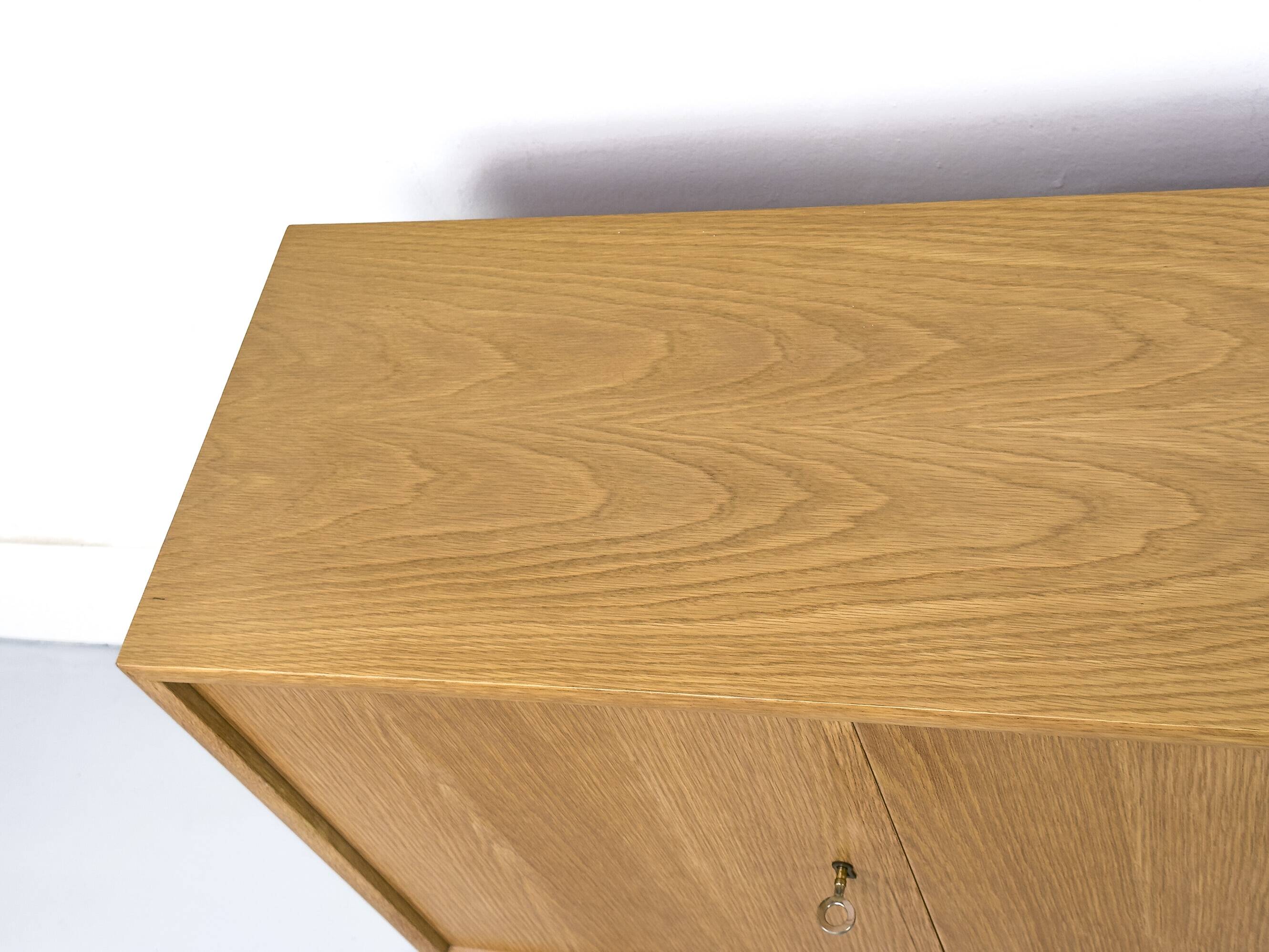 Mid-Century Light Oak Sideboard from WK Möbel, 1970s