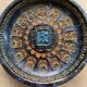 JEAN CLAUDE TABURET HB HENRIOT PLATE BIRD AND SUNFLOWER DECOR SIGNED