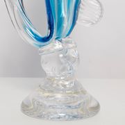 Mid-Century Fish Table Lamp in Glass, France, 1960s