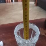 White crystal vase