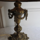 Lampe abat-jour en bronze doré