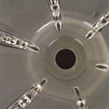 Signed ezan france frosted glass icicle shades set of 3 – art deco lighting