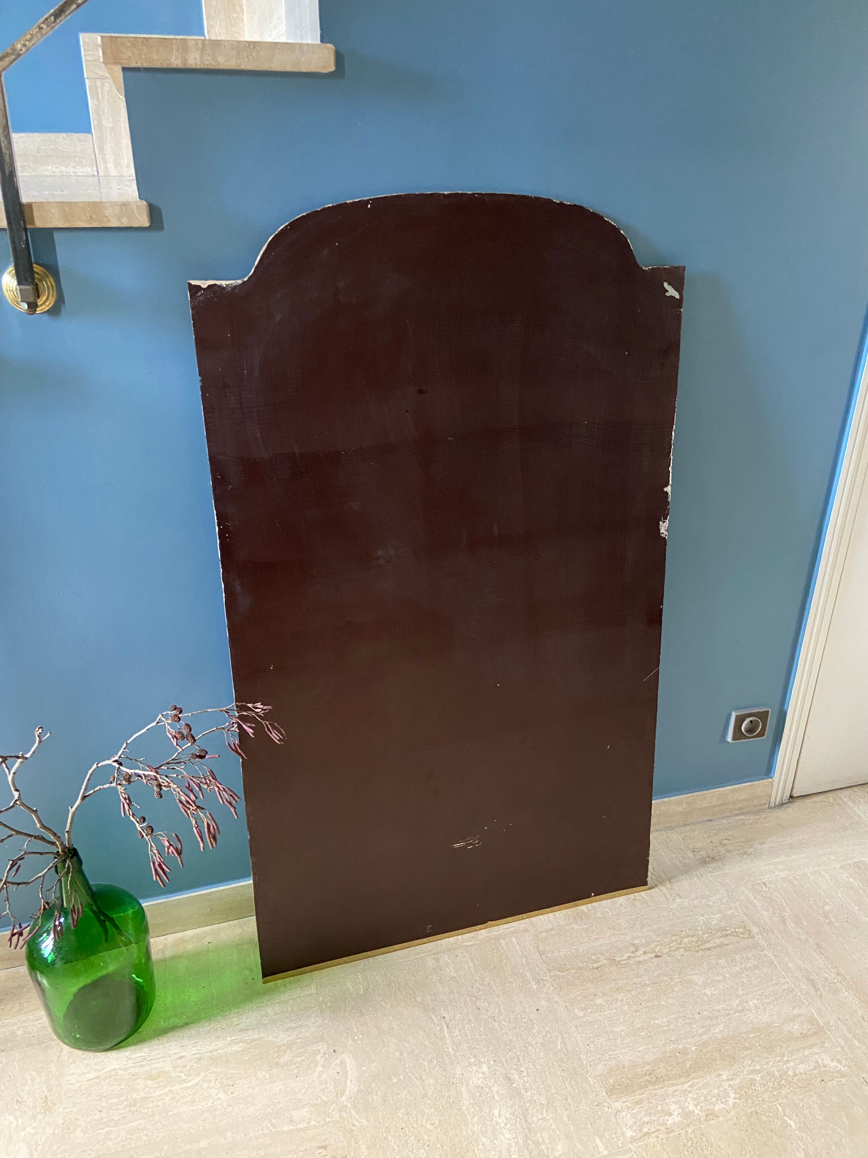 Old beveled mirror 127 x 75 cm