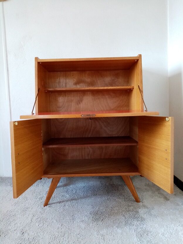 Secretary compass in oak 50s