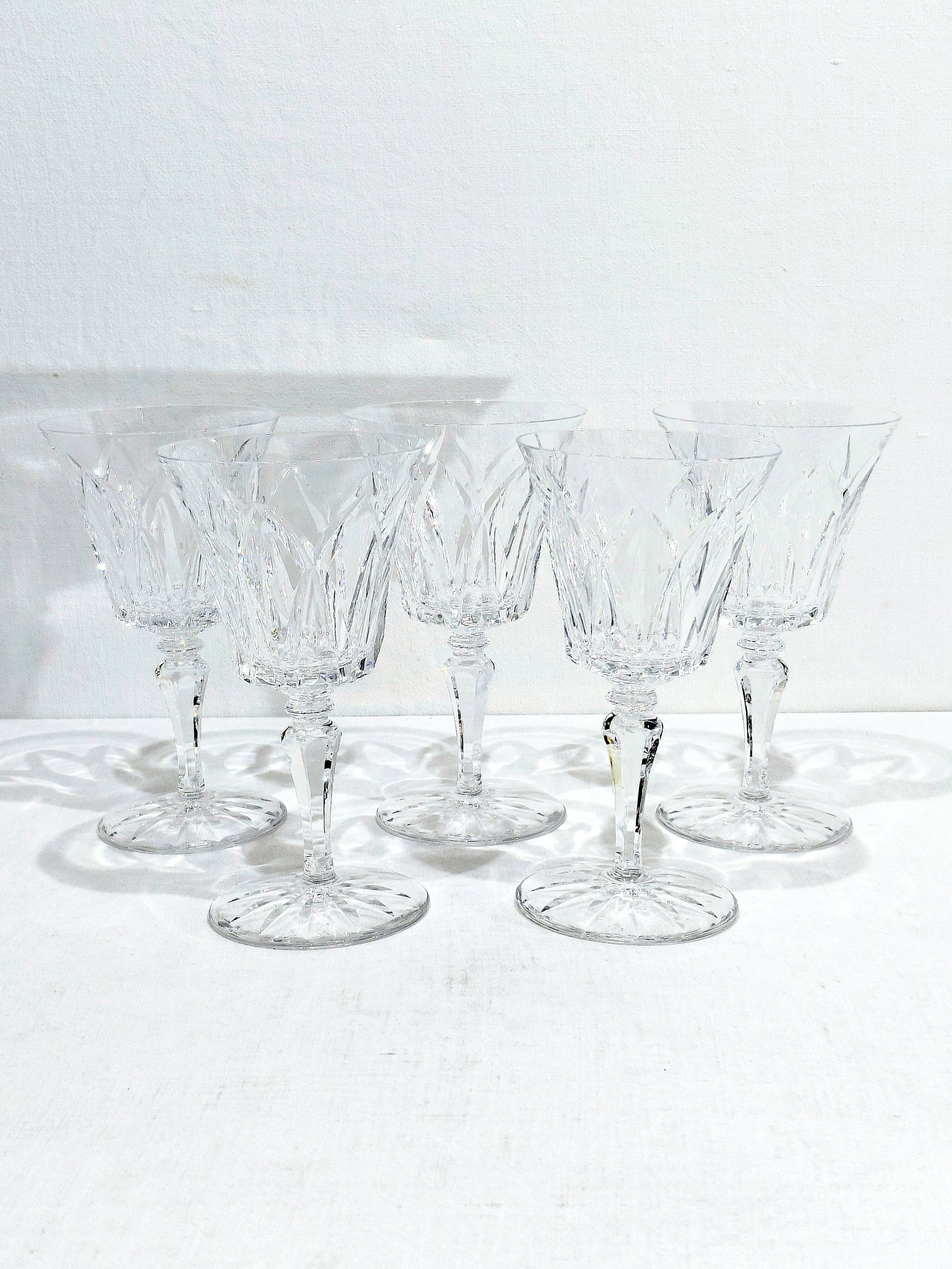 5 WATER GLASSES ST LOUIS CAMARGUE MODEL