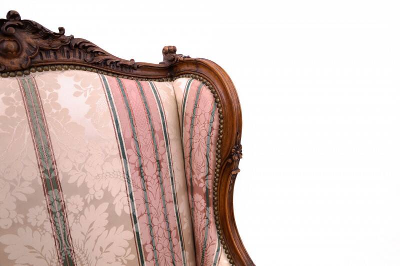 Wingback chairs, France, circa 1900