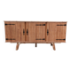 Vintage 3-door bamboo and rattan sideboard 50