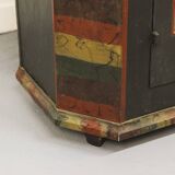 Folk art painted bridal wardrobe