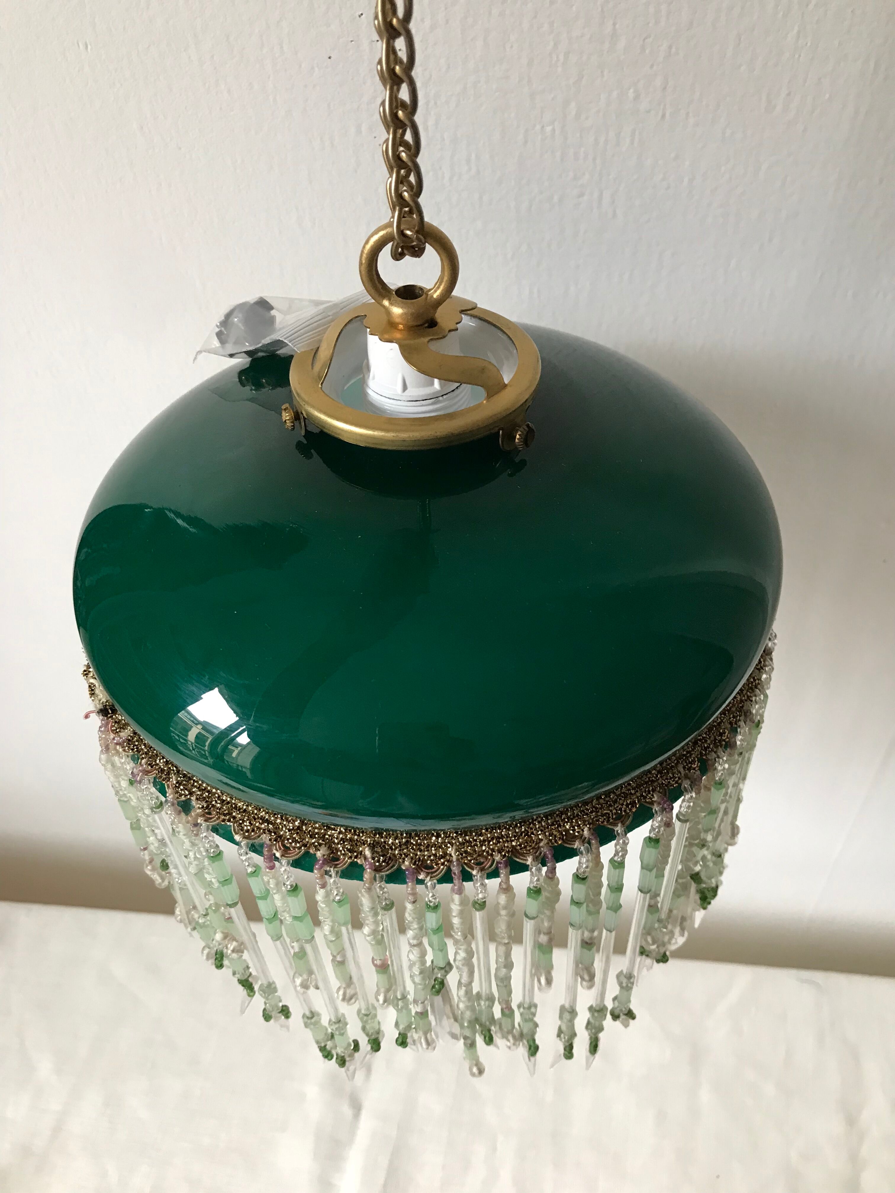 Vintage pearl pendant lamp