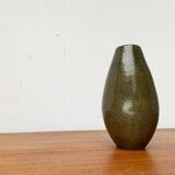 East German pottery vase from the mid-century GDR by VEB Coswig Keramik, 1960s.